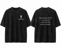 Vintage Black Oversized Inspirational Graphic Tee